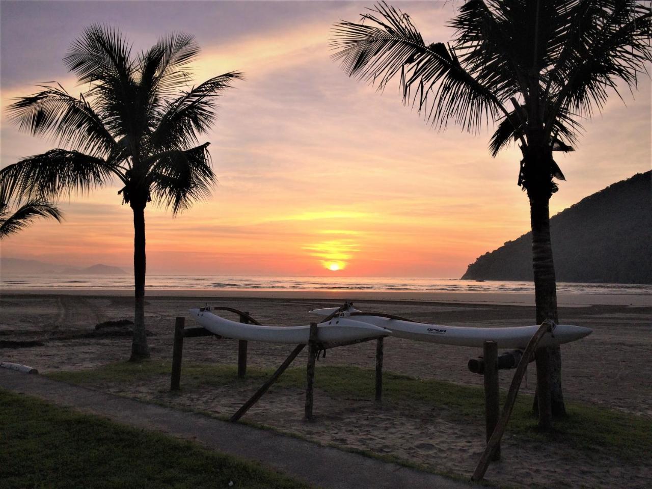 Bertioga Beach Hostel Bagian luar foto