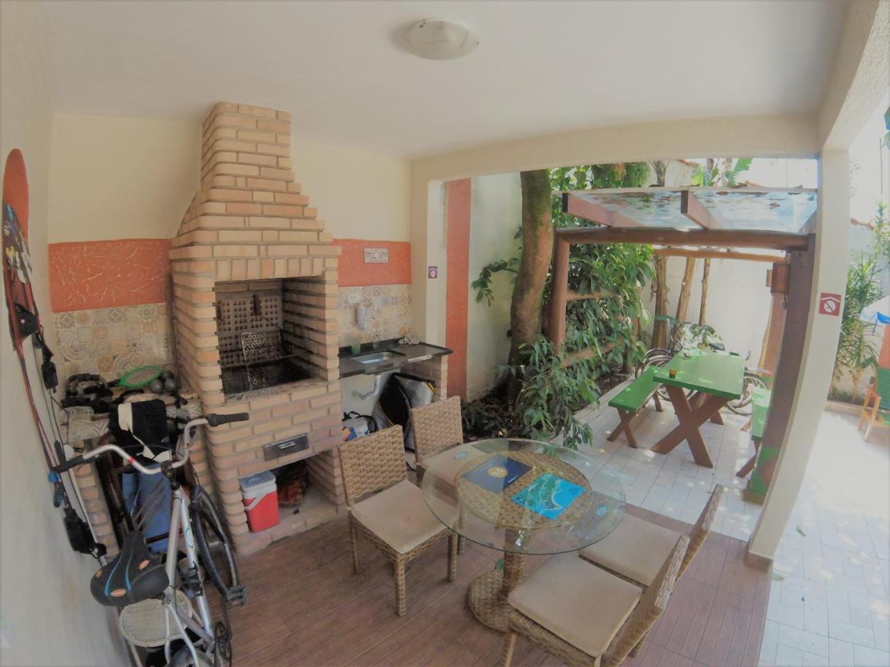 Bertioga Beach Hostel Bagian luar foto