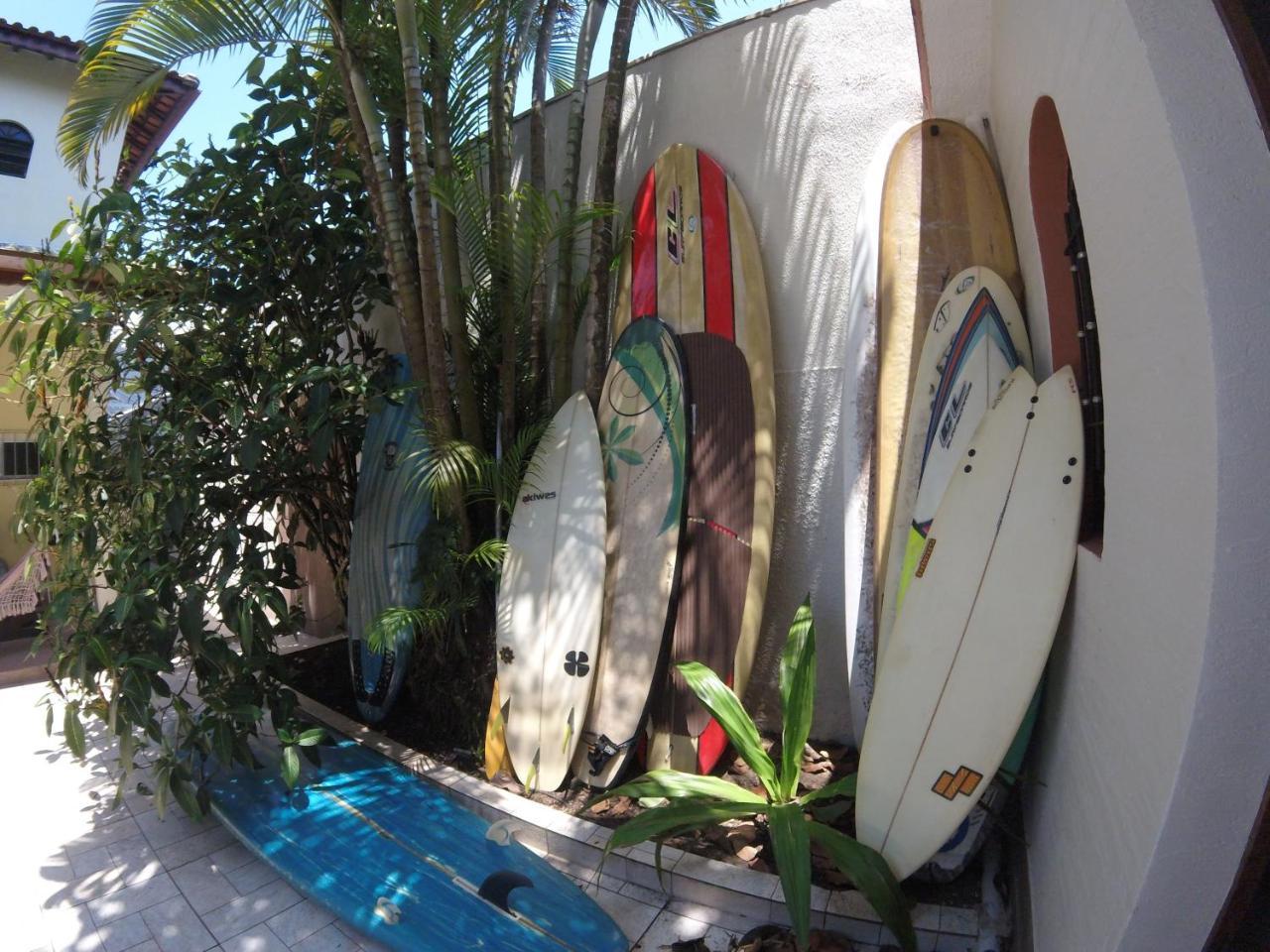 Bertioga Beach Hostel Bagian luar foto